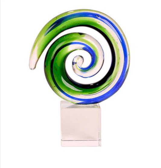 Large Glass Koru Ornament