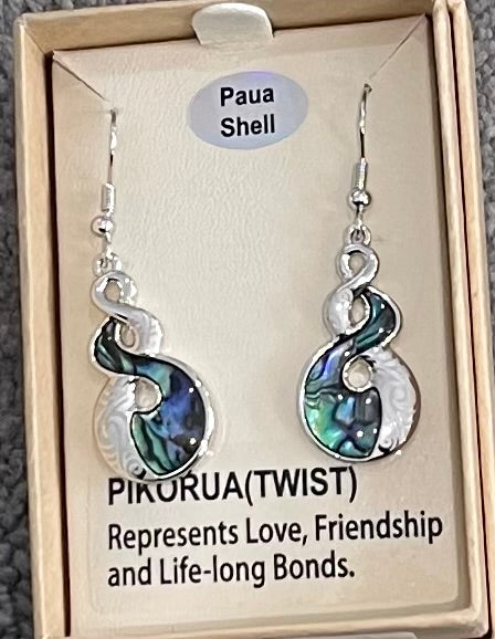 Paua Twist Earrings