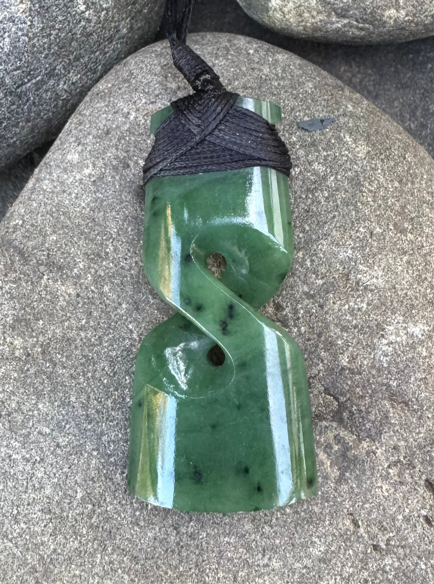 Toki with Twist Pounamu Necklace*