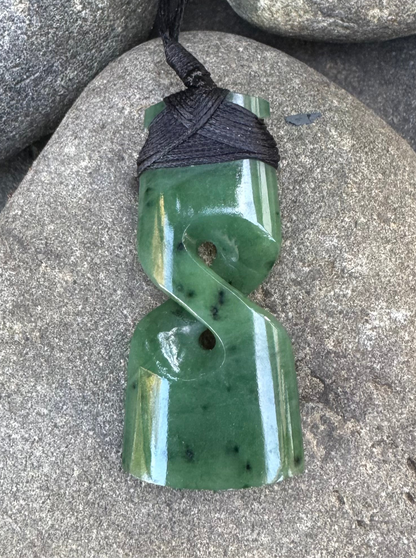 Toki with Twist Pounamu Necklace*
