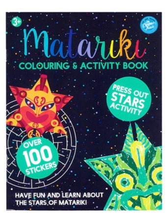 Matariki colouring and activity book