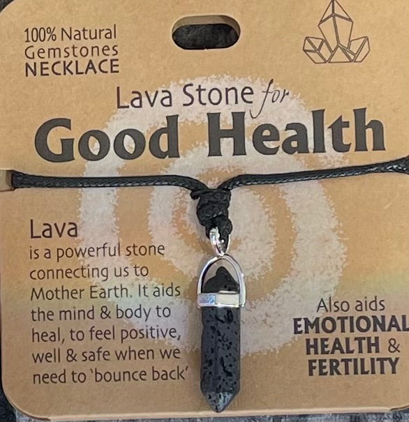 Gemstone Crystal Pendant - Good Health