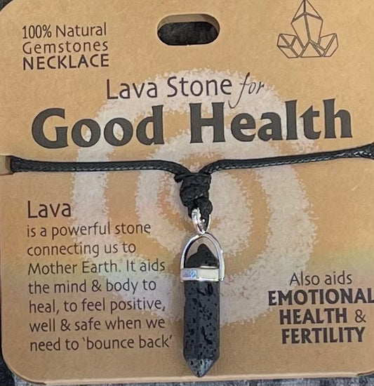 Gemstone Crystal Pendant - Good Health