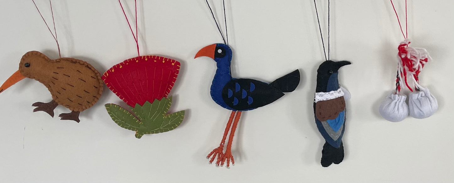 Tui felt hanging Decoration