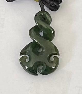 Twist Greenstone Pounamu pendant