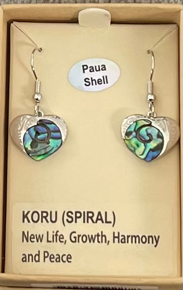 Paua Koru Earrings