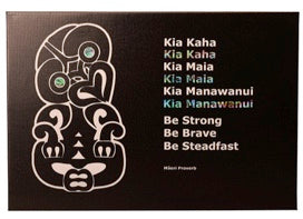 Maori Proverb On Canvas 376