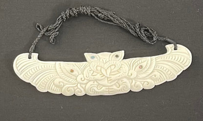Breastplate Necklace - Bone Carving
