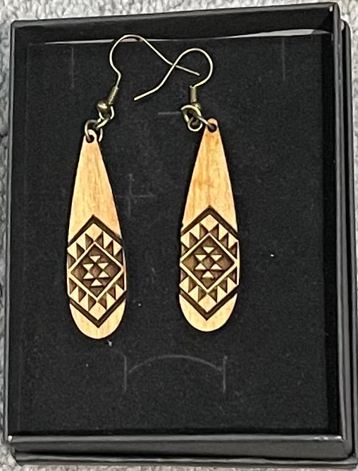 Maori Design Rimu Earrings