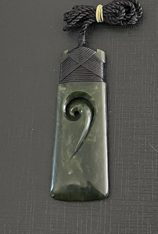 Koru Toki Greenstone Pounamu Necklace