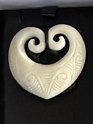 Bone Pendant - Bone Carving - Bone Necklace