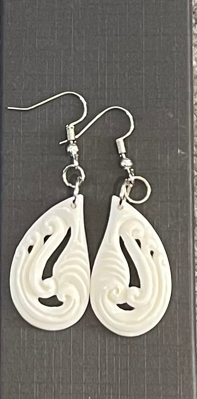 Koru Harmony Bone Earrings