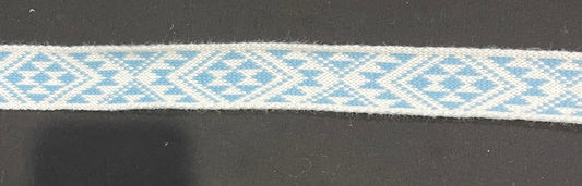 Pale blue and white - Taniko Band 2inch