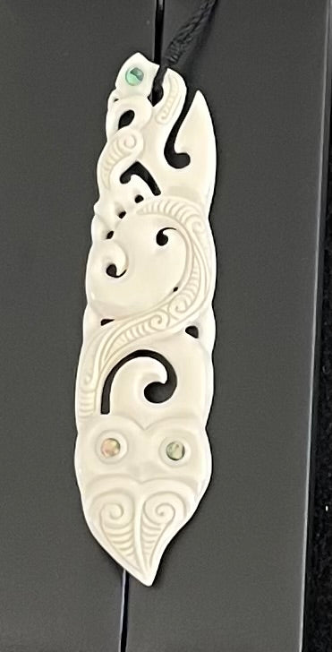 Tiki Manaia Toki - Bone Carving