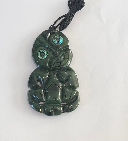 10cm Tiki Pounamu Necklace