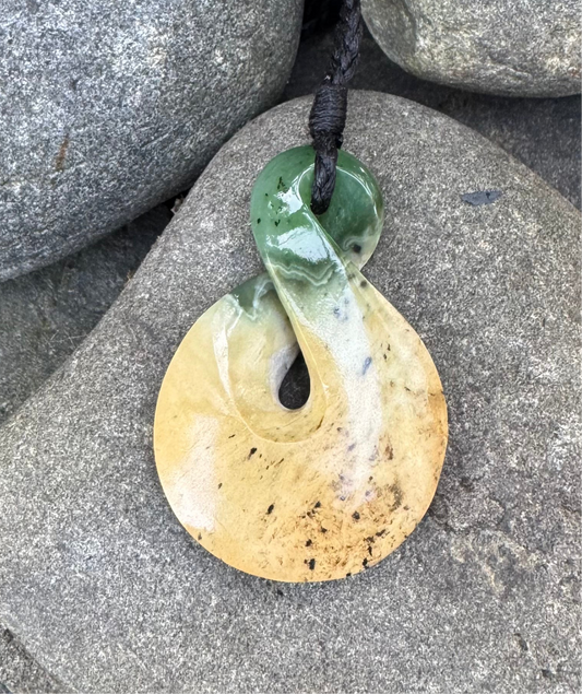 Double Twist Pounamu Necklace *