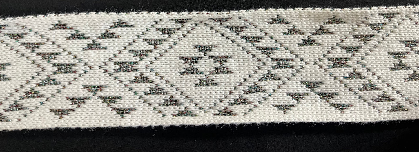 White with Shimmer Flex - Taniko Band 2.5inch