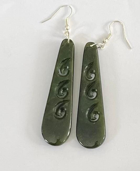 Toki Greenstone Earrings