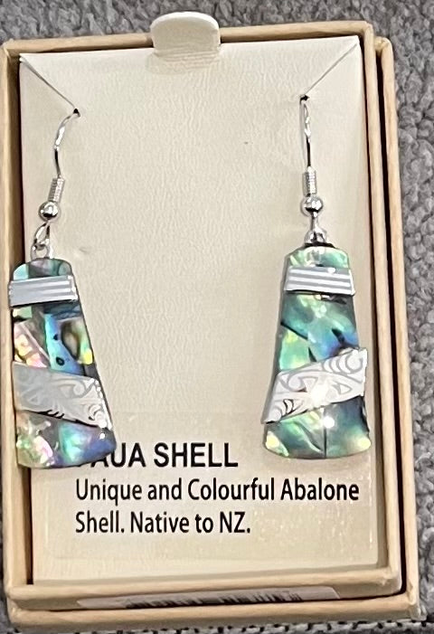 Paua Toki Earrings