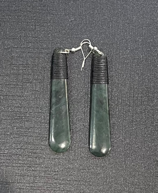 Greenstone Toki Earrings