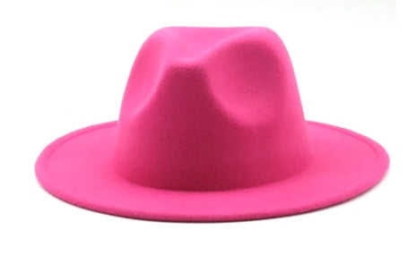 Hot Pink Fedora Hat