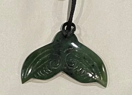 Whale tail Greenstone Pounamu Necklace