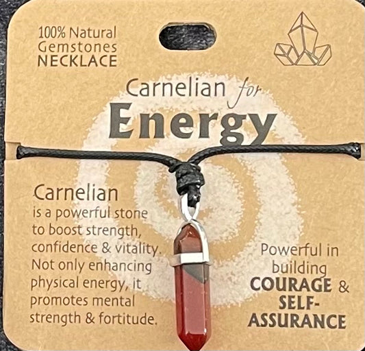Gemstone Crystal Pendant - Energy