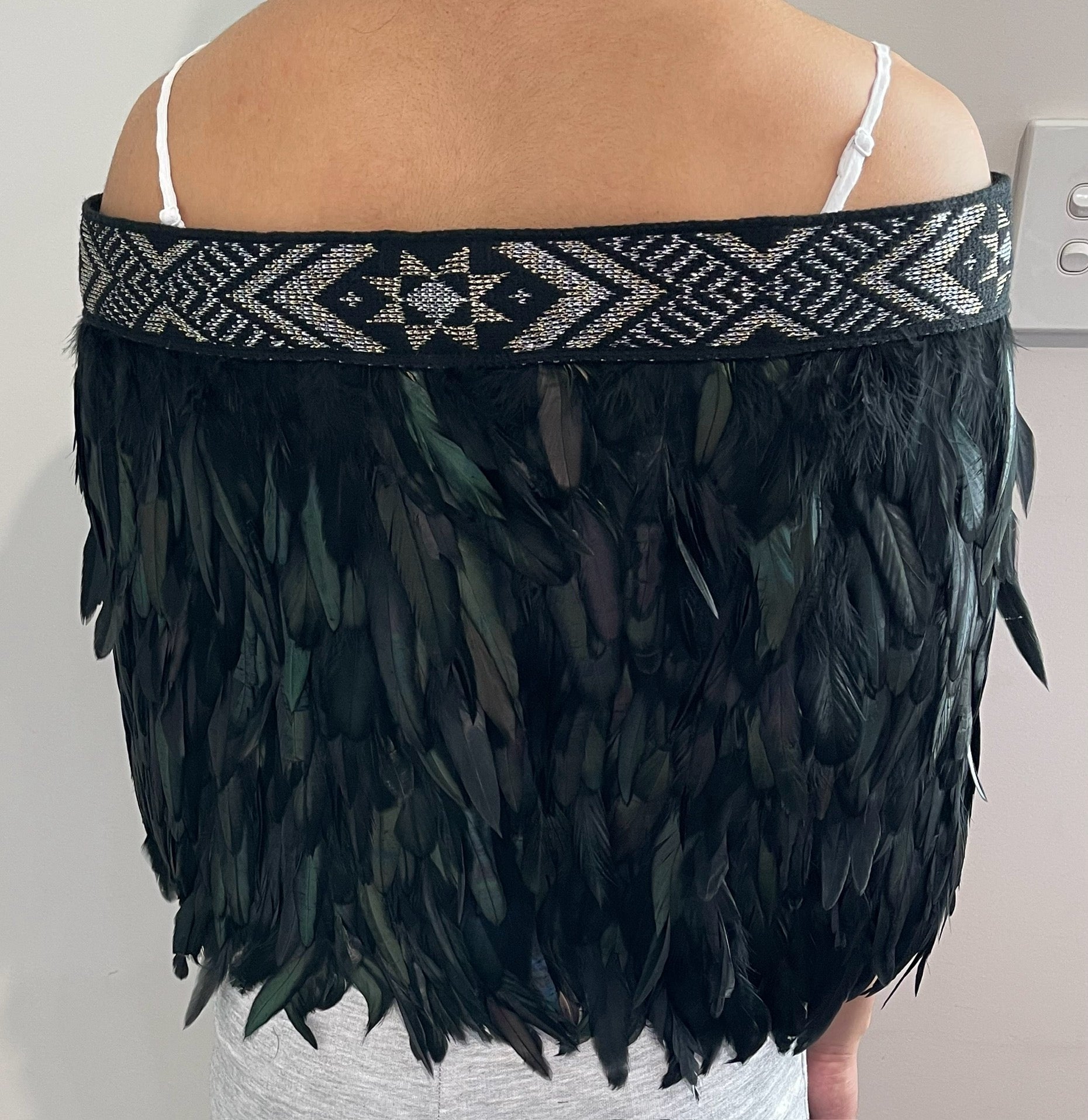 Feathered Cloak - Maori Korowai - Traditional Korowai Cloak