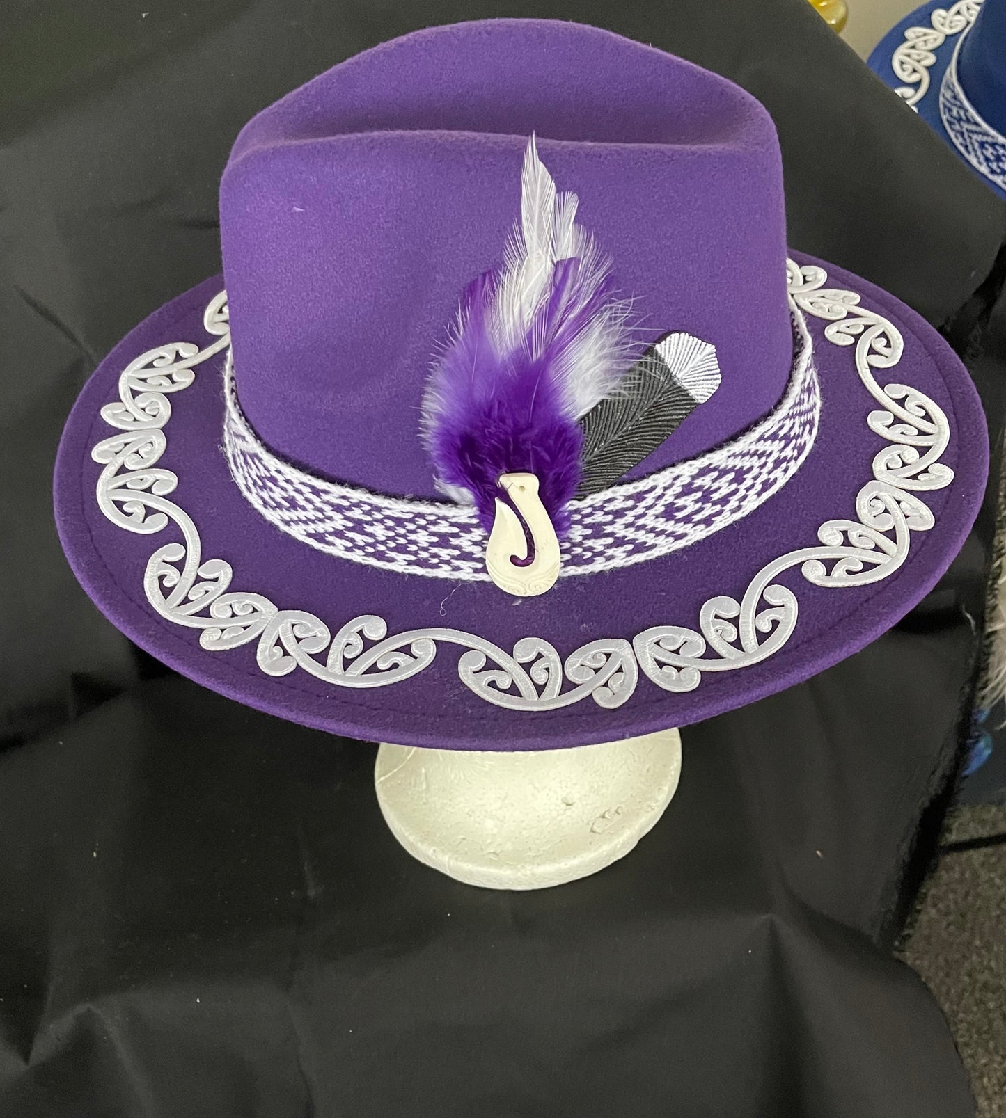 Potae - Purple Fedora Felt Hat