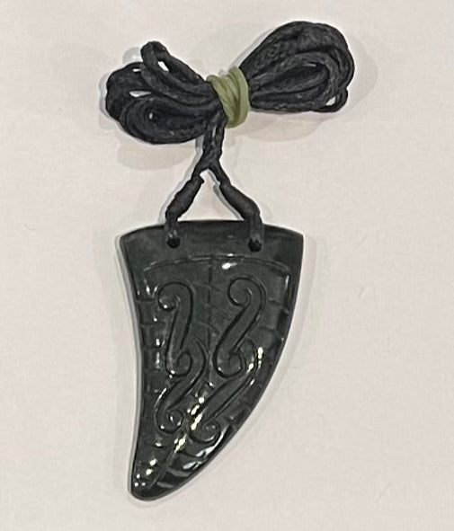 Shark Tooth Greenstone Pounamu Necklace