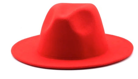 SPECIAL Potae - Orange Fedora Hat