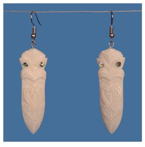Wheku Carved - Bone Earrings
