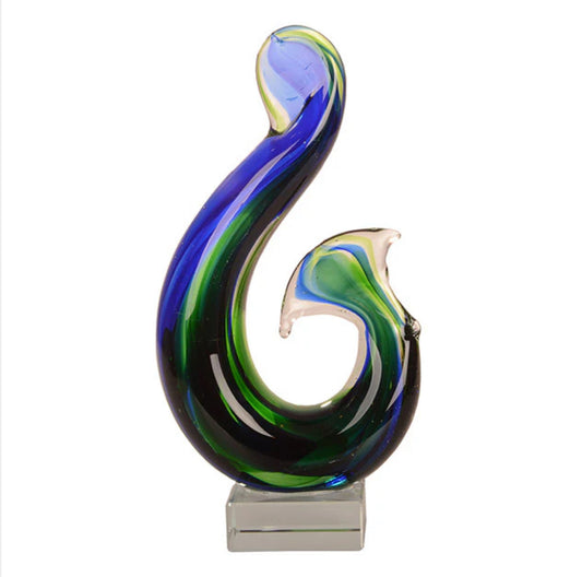 Large Glass Hook Ornament