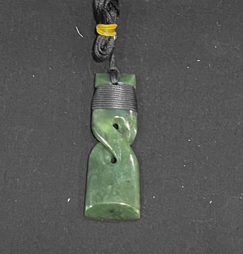 Toki Twist - Greenstone Pounamu Necklace