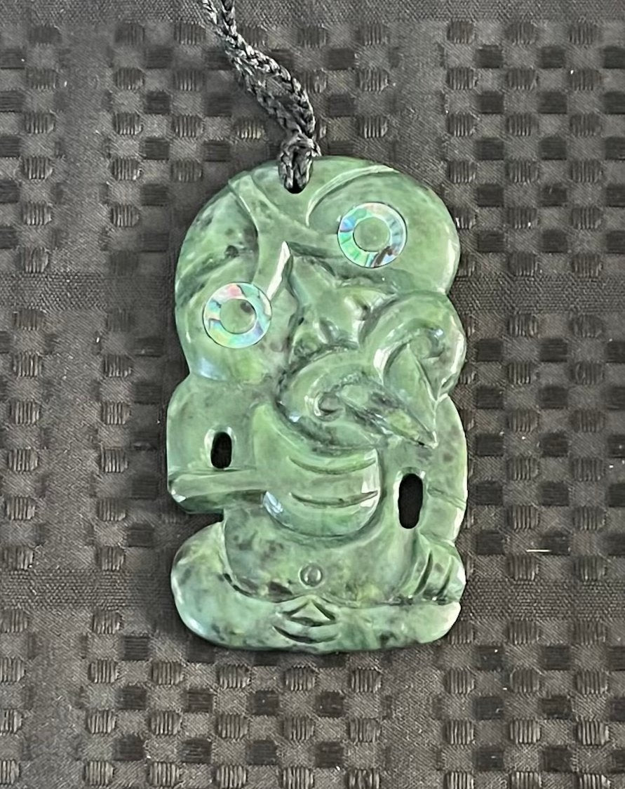 Tiki Pounamu Necklace - Greenstone Necklace