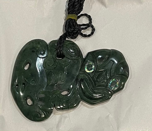 Greenstone Pounamu Breastplate - Ngai Tahu Pounamu - Breastplates