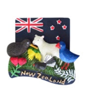 Magnet NZ Animals & Flag