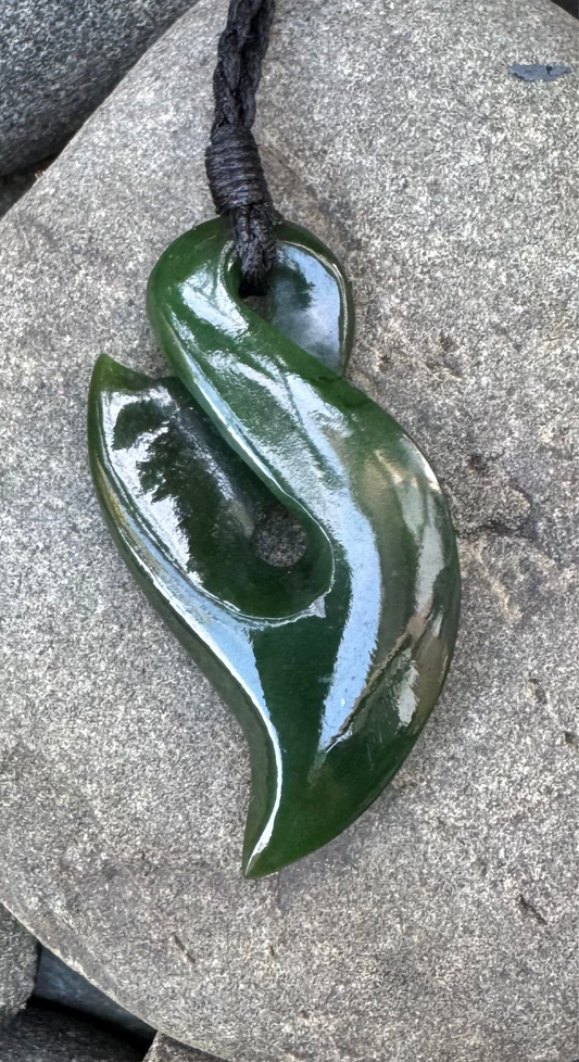 Double Twist Pounamu Necklace *