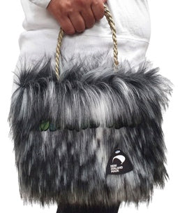 Ariki - Fur Bag - Maori Bag - Faux Handbag - Fur Handbag