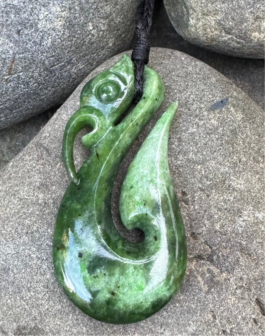 Manaia Hei Matau Pounamu Necklace*