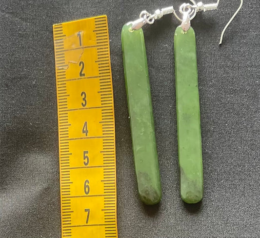 Pole Greenstone Earrings