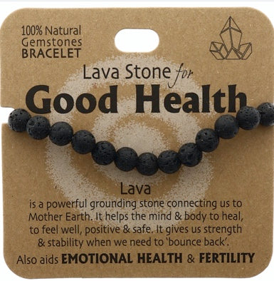 Gemstone Crystal bracelet -  Good Health