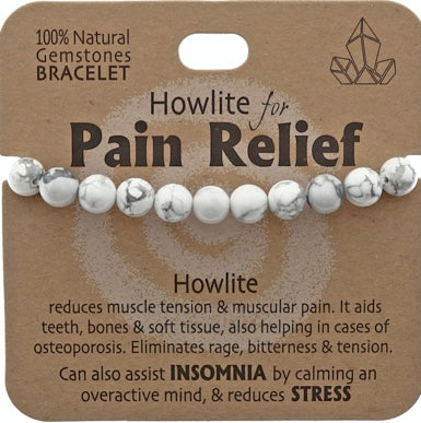Gemstone Crystal bracelet -  Pain Relief
