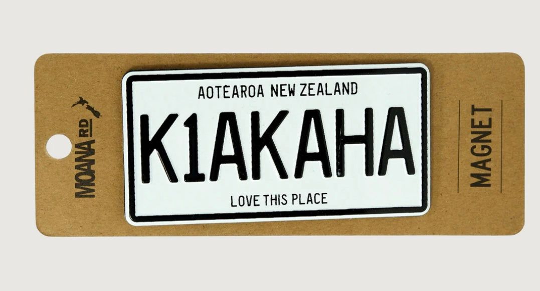 Maori Number Plate Magnet