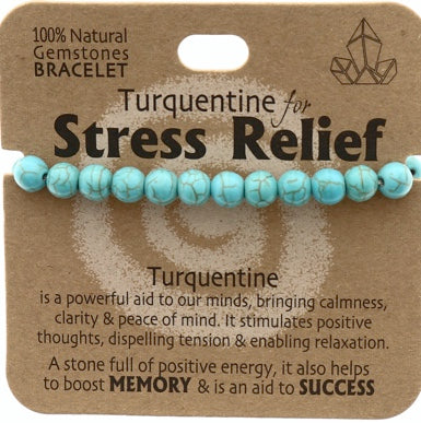Gemstone Crystal Bracelet -  Stress Relief