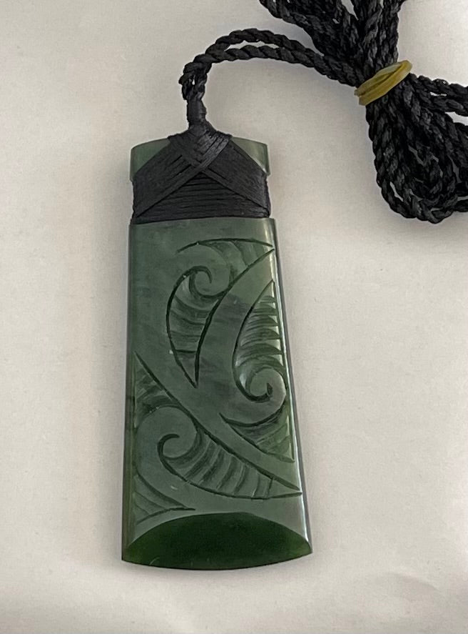 Engraved Toki Pounamu Necklace