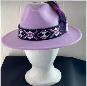 Potae - Fedora Felt Hat - Potae Hat - Maori Potae