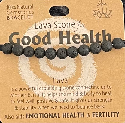 Gemstone Crystal Bracelet and pendant set - Good Health