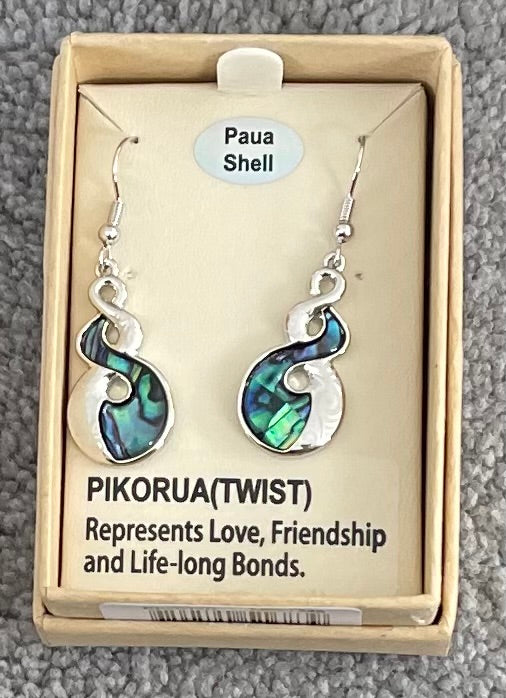 Paua twist Earrings