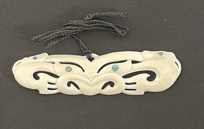 Breastplate Necklace - Bone Carving